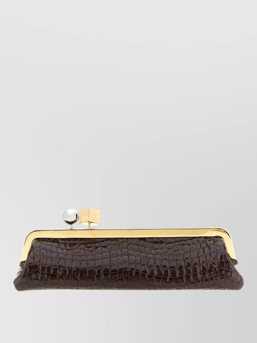 Jacquemus La Pochette Salon Leather Shoulder Bag