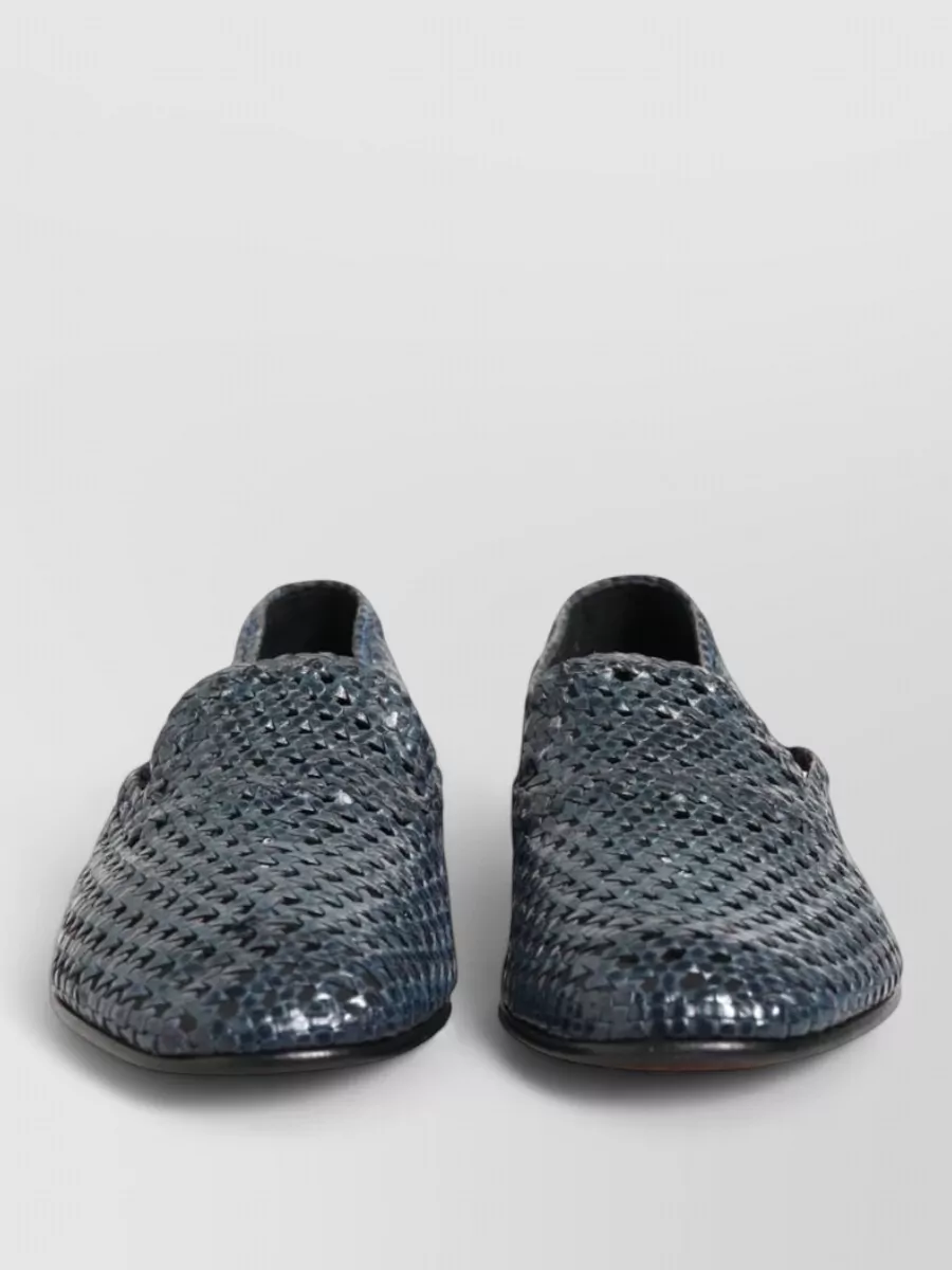Dolce&Gabbana woven leather loafers