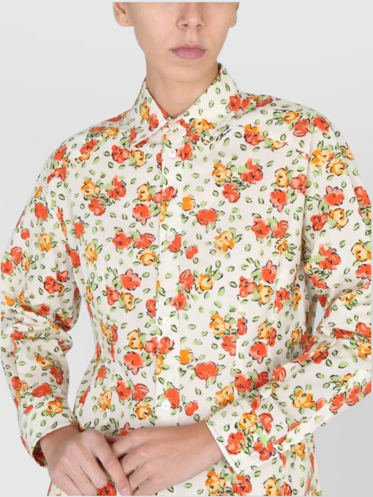 Marni Shirt Dress Floral Pattern