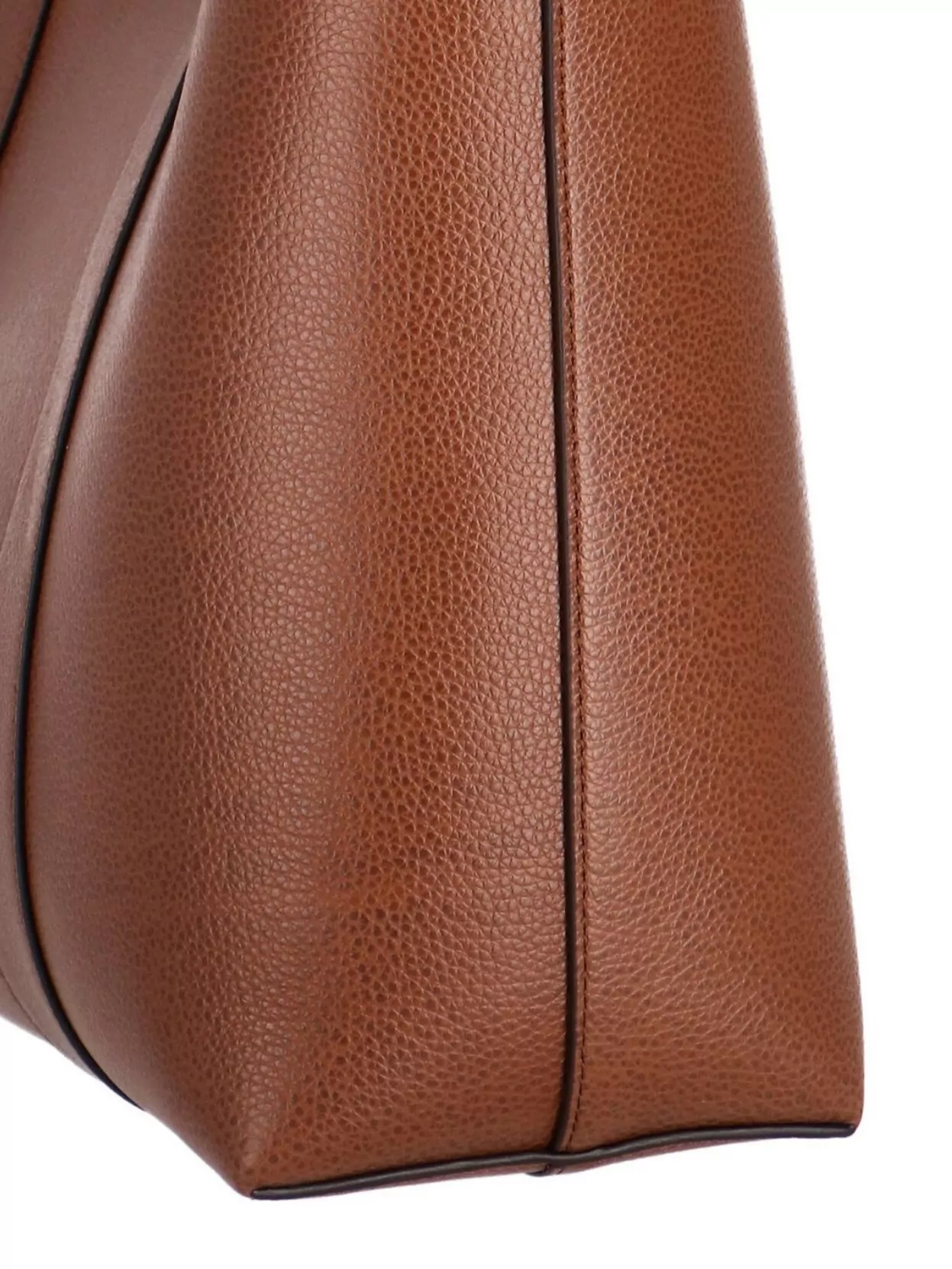 Mulberry Structured Pebbled Tote Bag With Double Handles