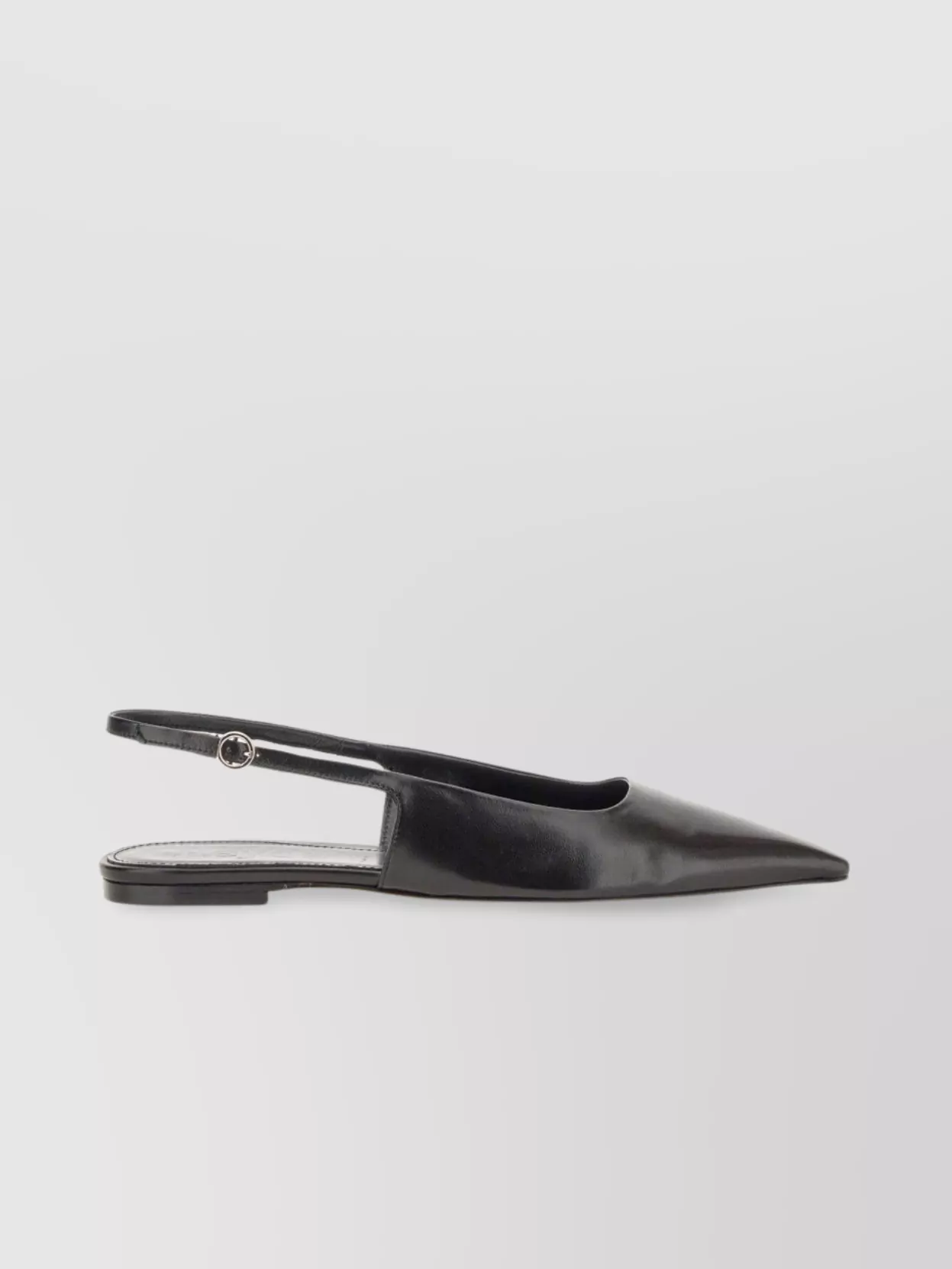 Aeyde Fedora Buckle Flat Leather Pointed Toe