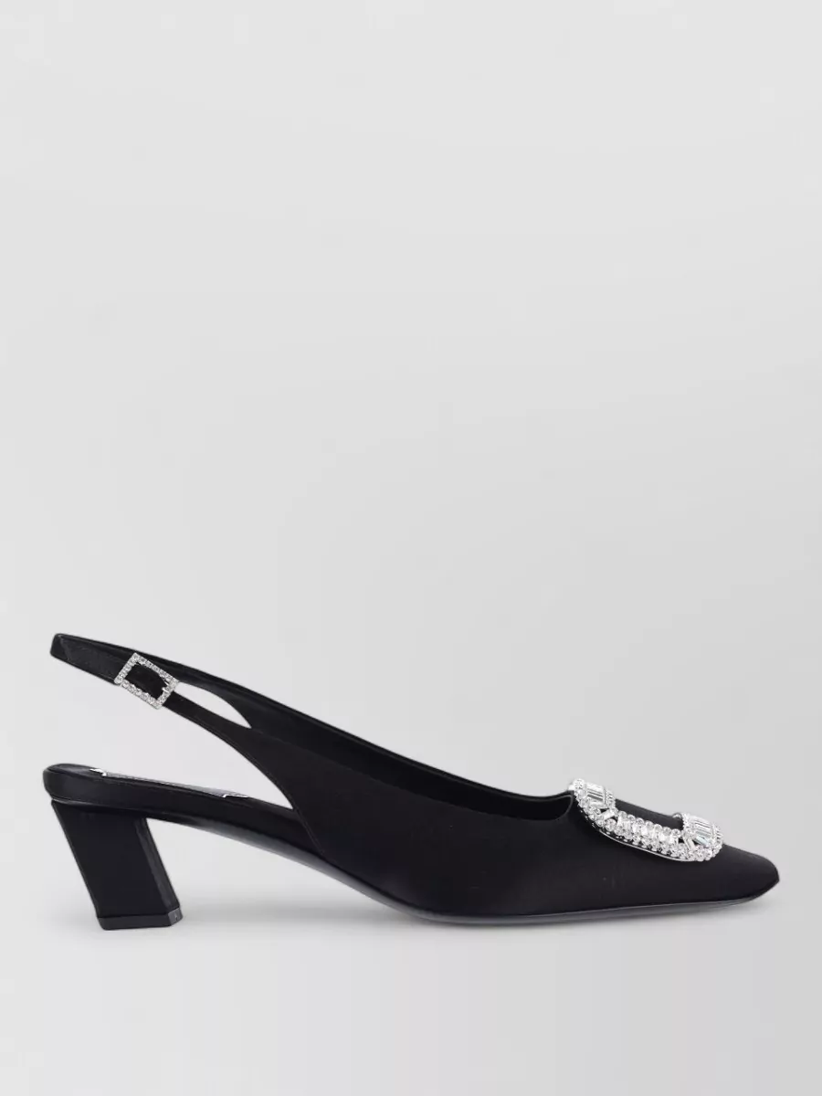 Roger Vivier silk high heel pumps