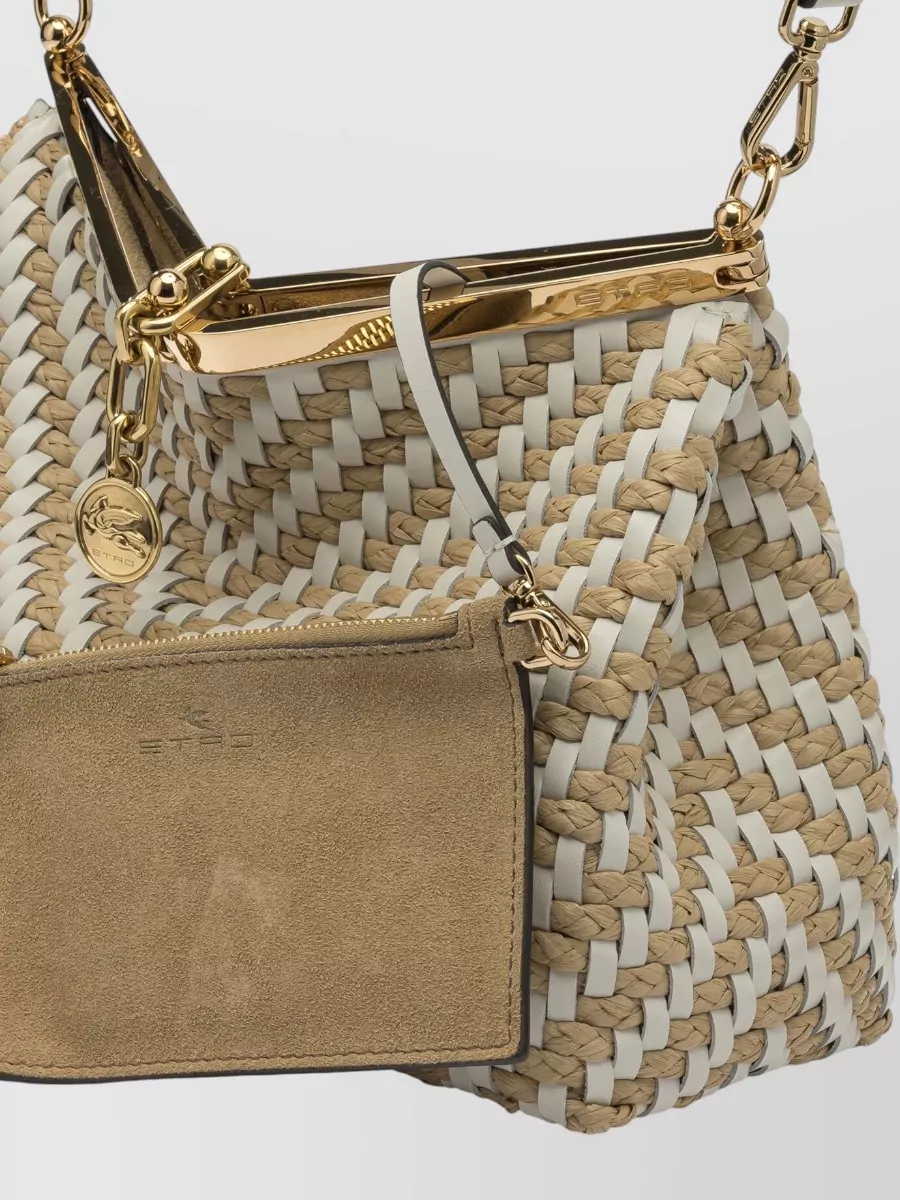 Etro Vela Small Shoulder Bag Gold Hardware