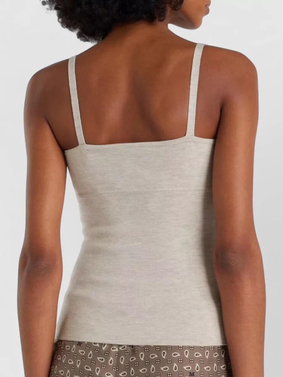 Max Mara Wool Knit Tank Top