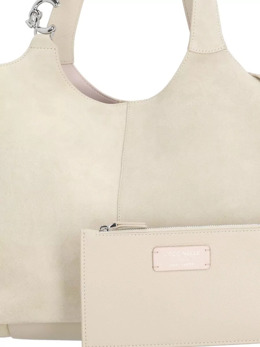 Coccinelle Leather Shoulder Tote Bag