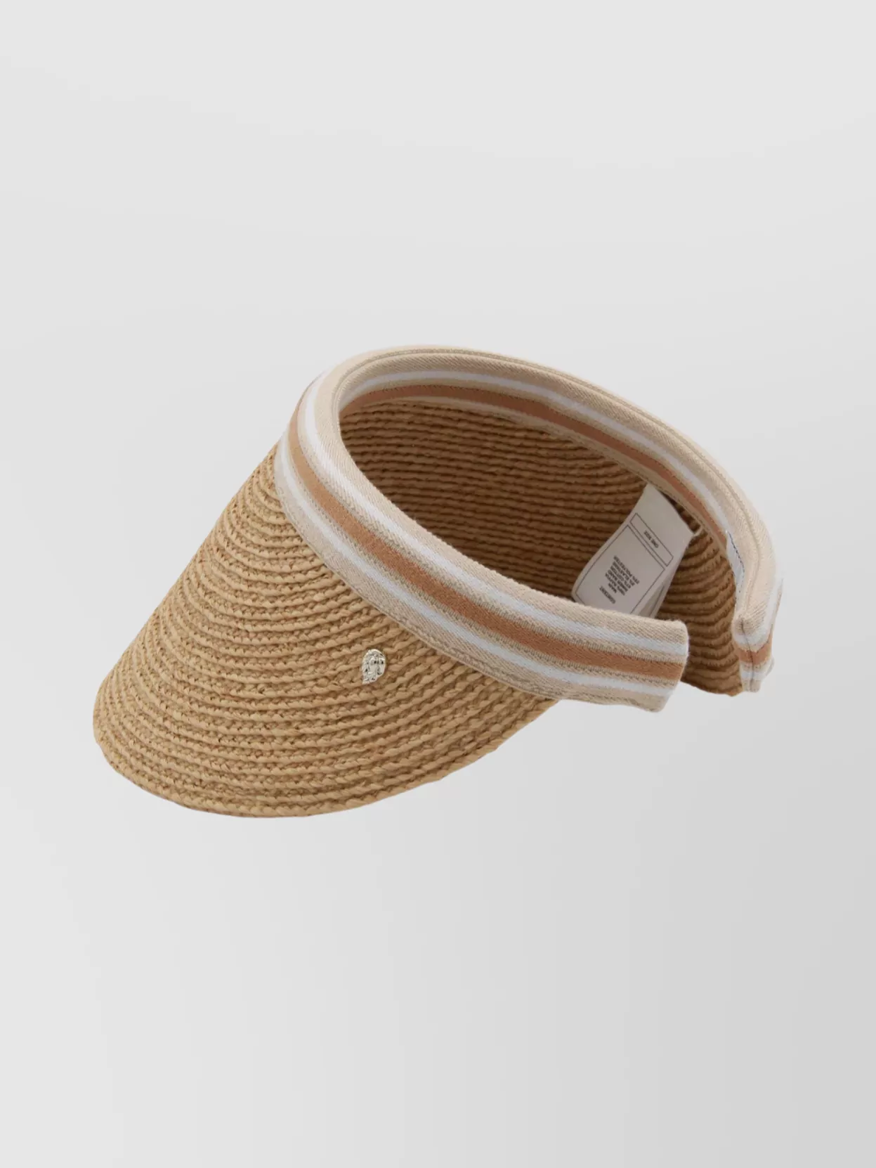 Helen Kaminski Striped Band Wide Brim Woven Hat