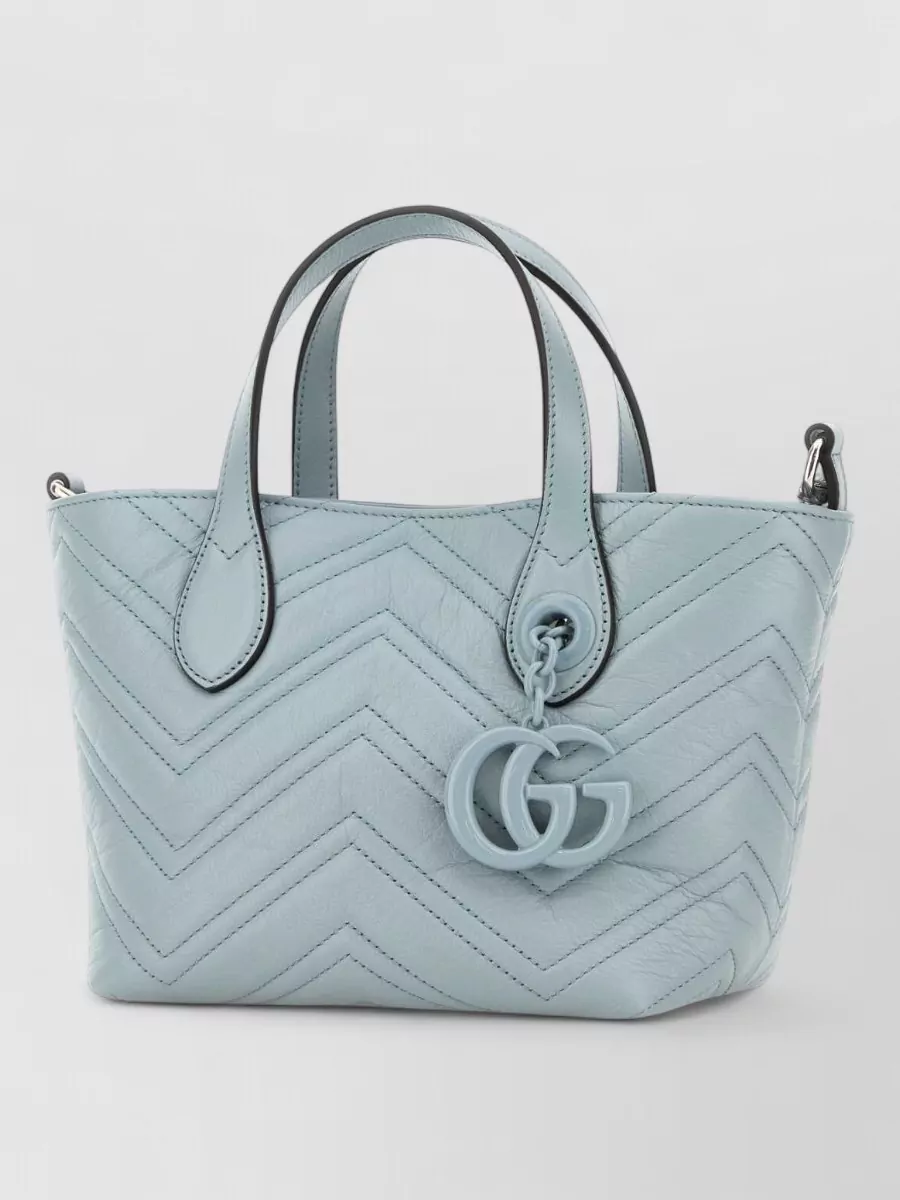 Gucci gg marmont small leather tote bag
