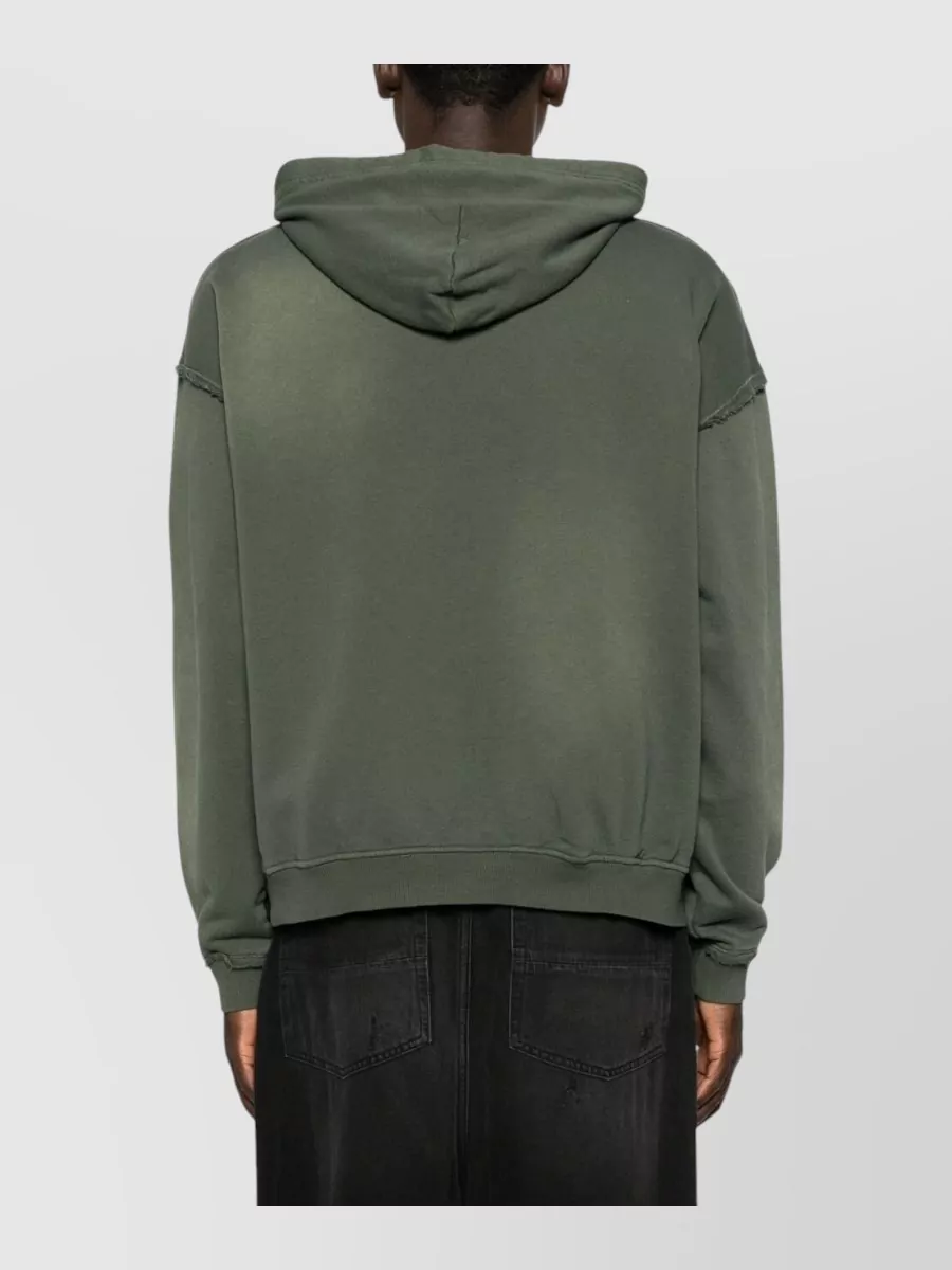 Diesel Cotton Hooded Loose-Fit Sweatshirt