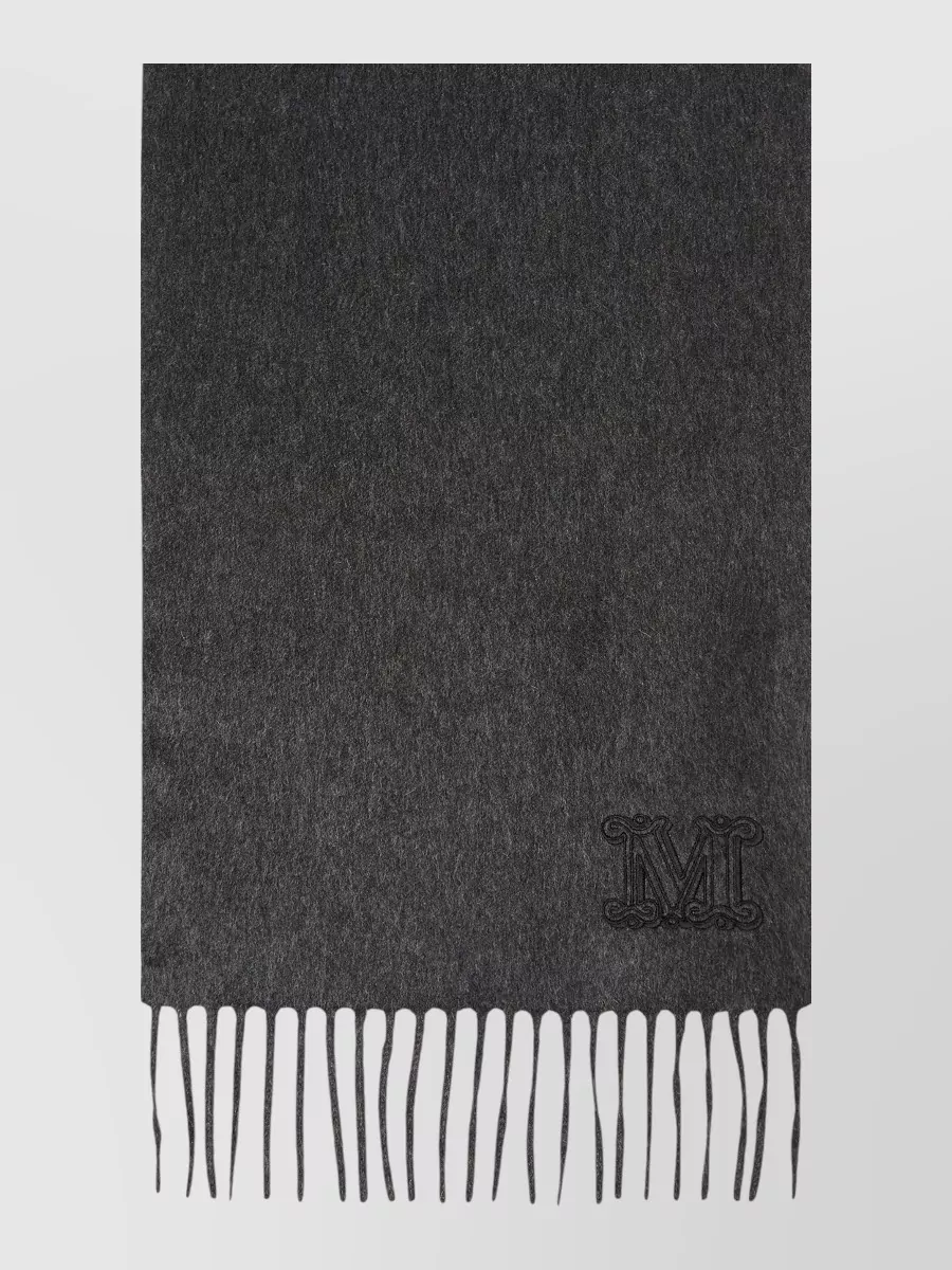 Max Mara cashmere fringe scarf