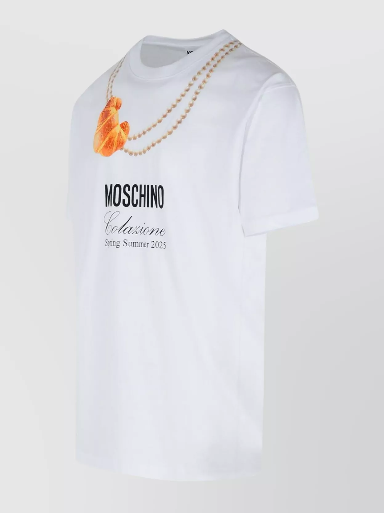 Tシャツ・カットソー Moschino A0714 2045 GRAPHIC-PRINT SHORT-SLEEVED T-shirt Moschino Graphic print cotton t-shirt with short sleeves