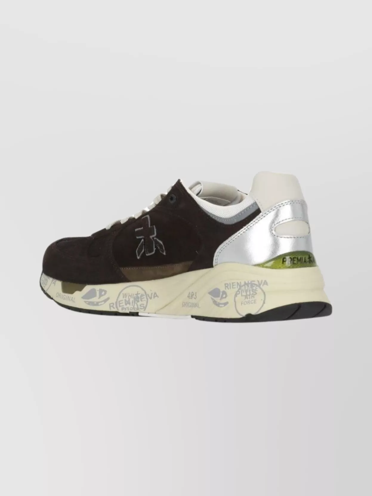 Premiata Women's Low-Top Sneakers Logo Tab