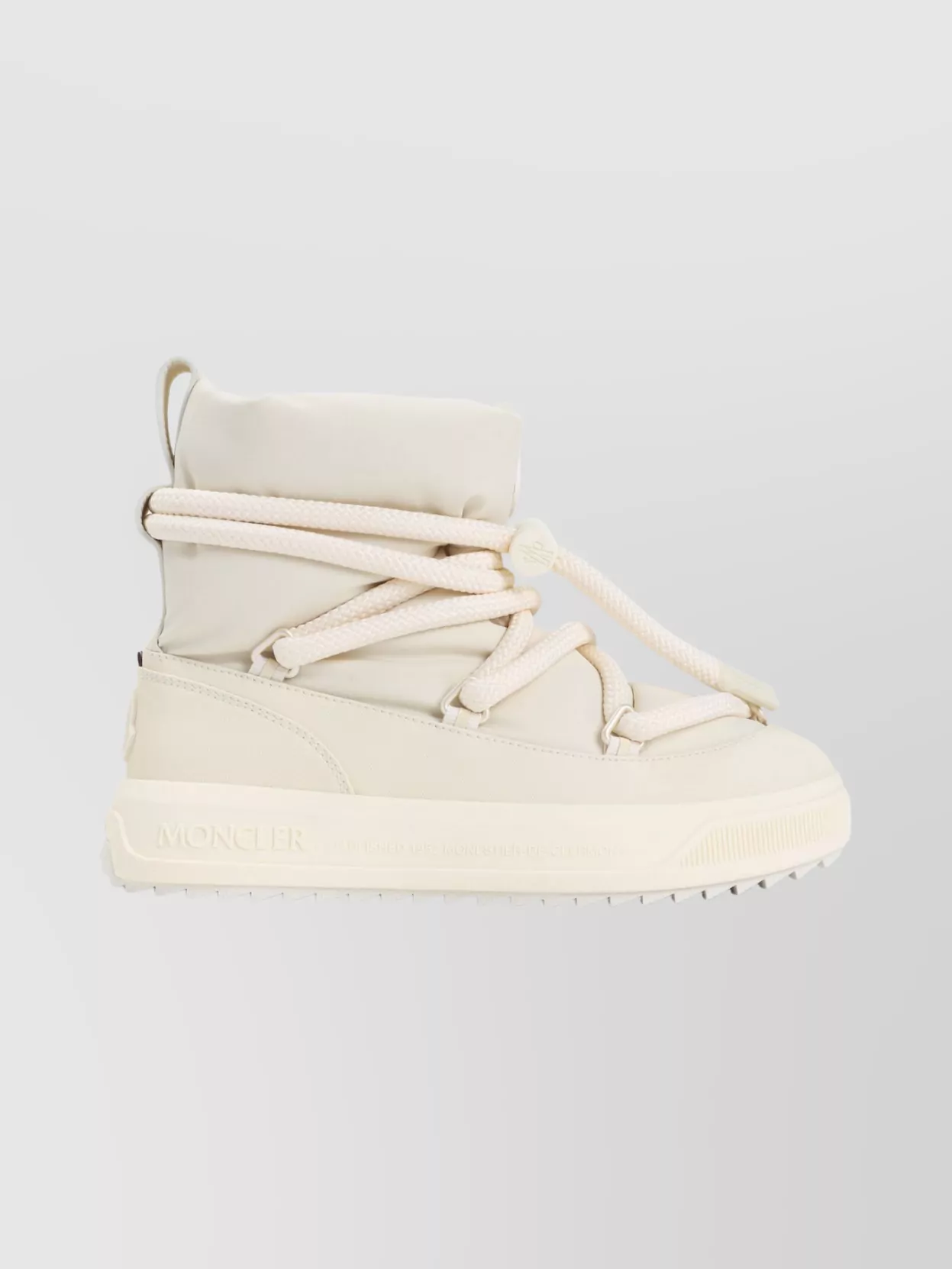 Moncler High-Top Snow Boots Padded Collar