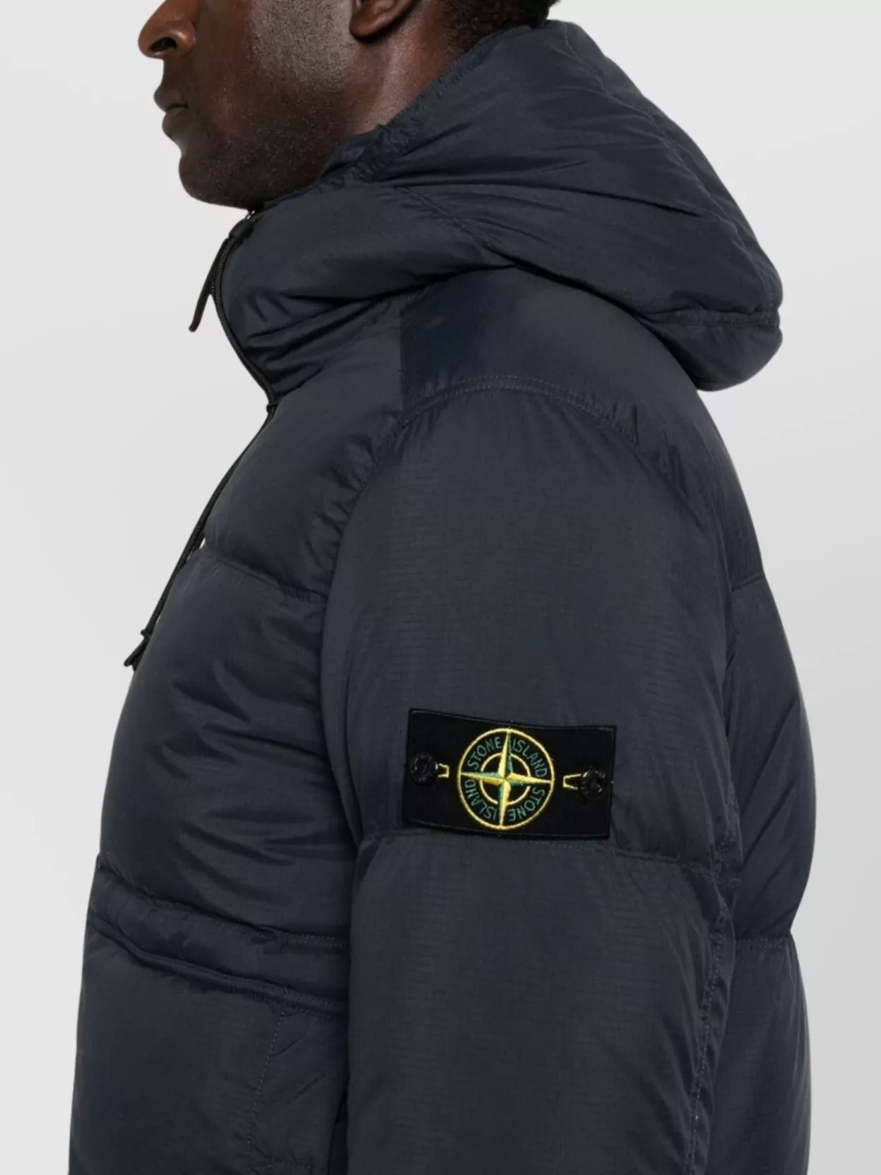 Stone Island Versatile Hooded Jacket Drawstring Hem