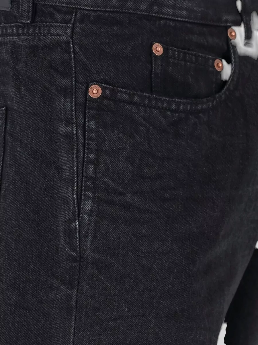 Saint Laurent Denim Slim-Fit Straight-Leg Jeans