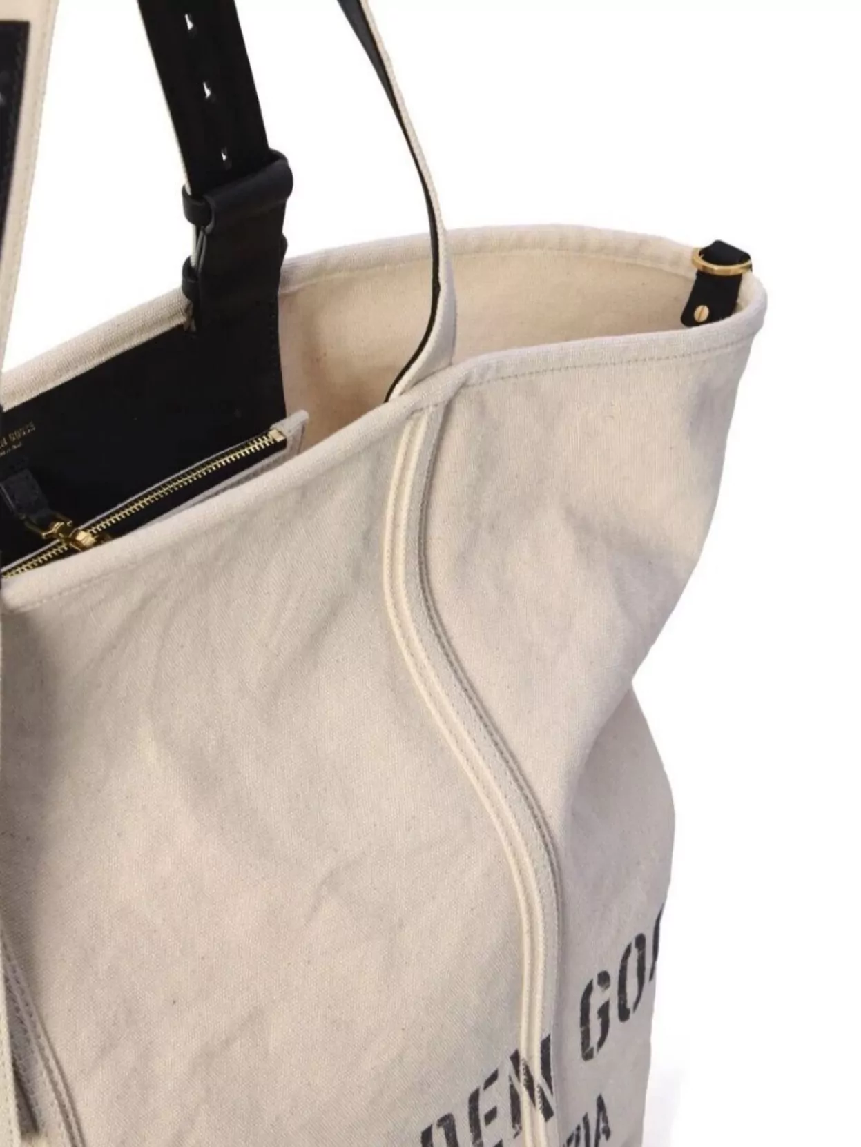 Golden Goose 24.7 Canvas Tote Bag With Tie Dye Print