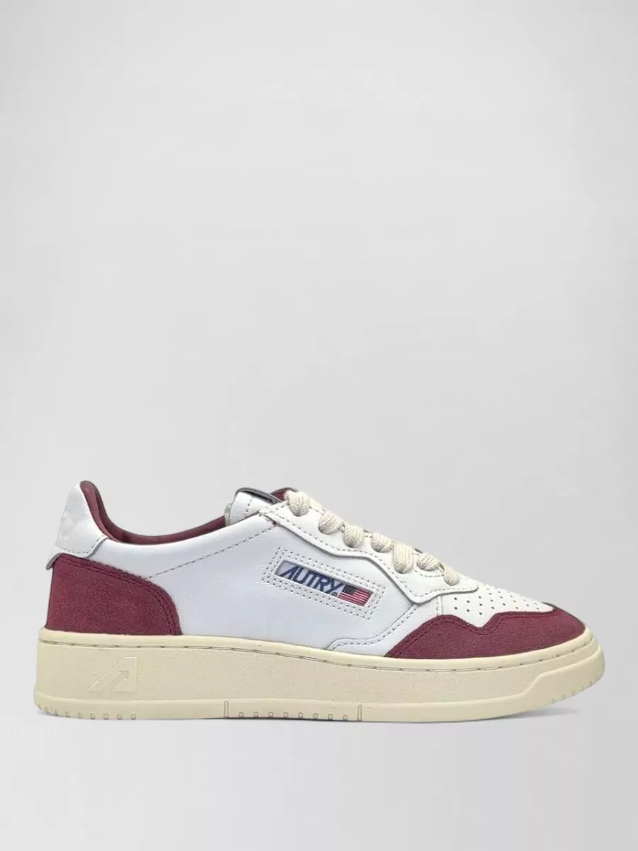 Autry leather suede low-top sneakers