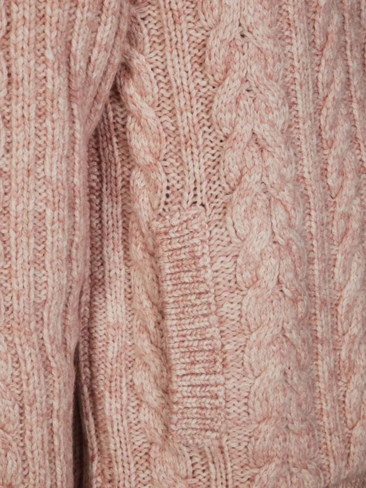 Herno Cable Knit High Collar Zip Cardigan