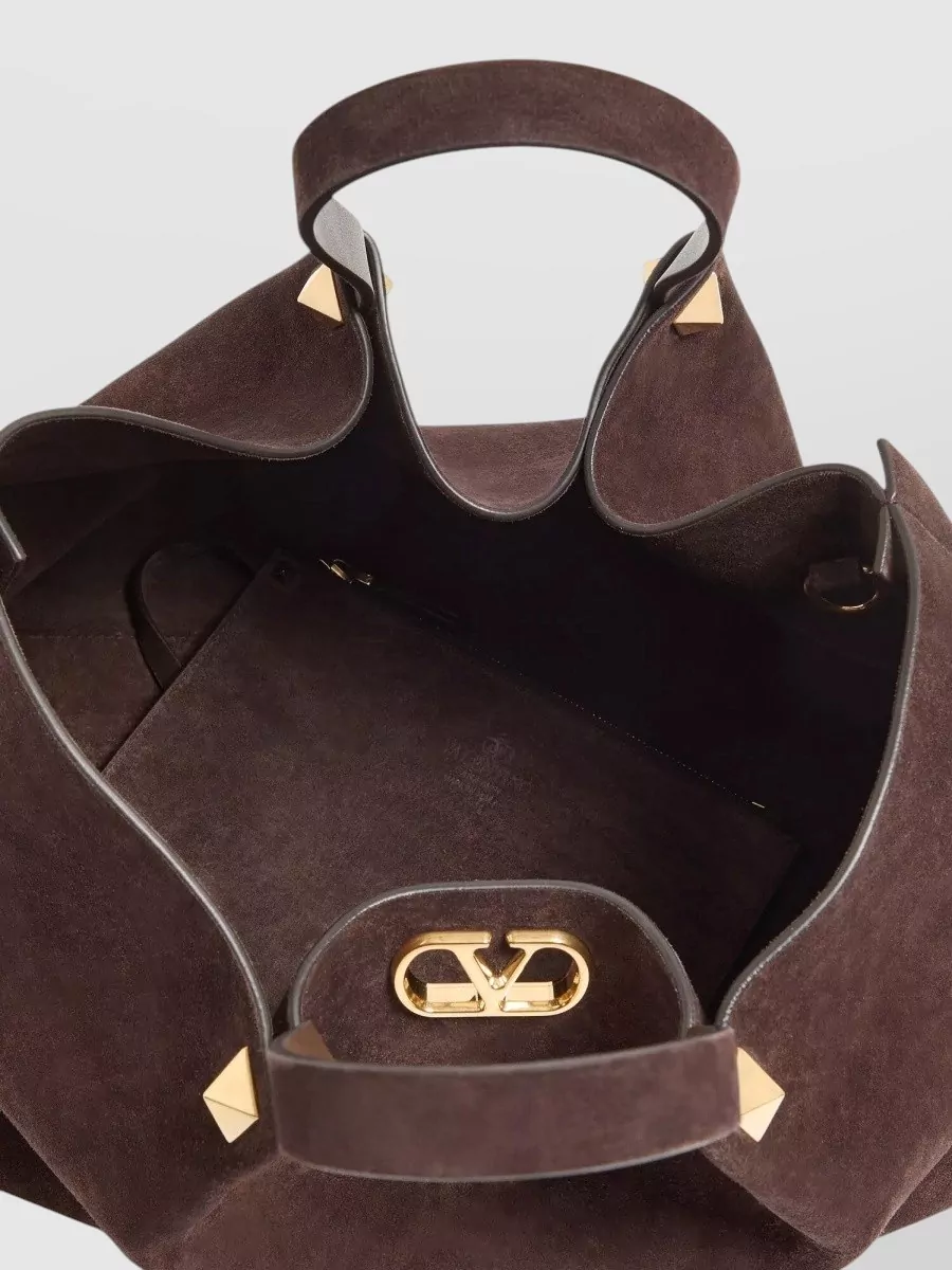 Valentino Garavani Rockstud Spike Suede Tote Bag