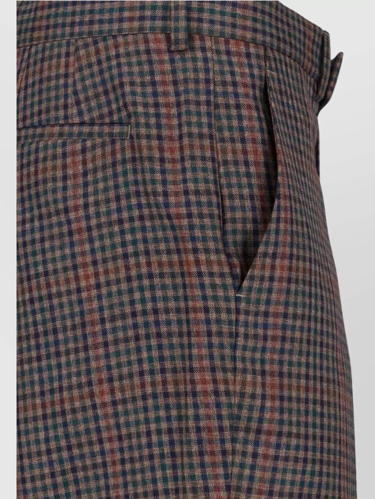 Paul Smith Tailored Checkered Trousers Featuring Pockets