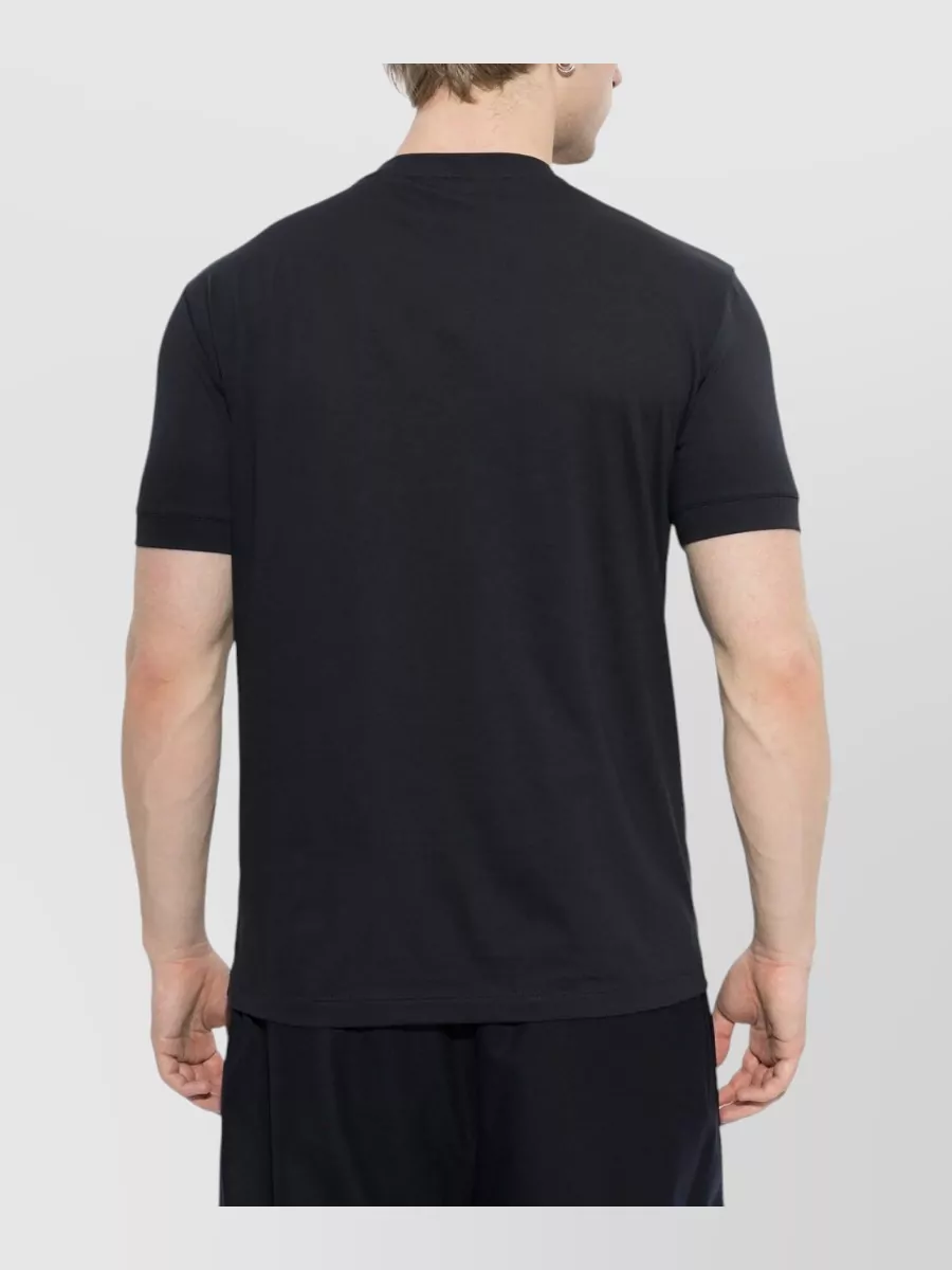 Giorgio Armani Logo Cotton T-Shirt