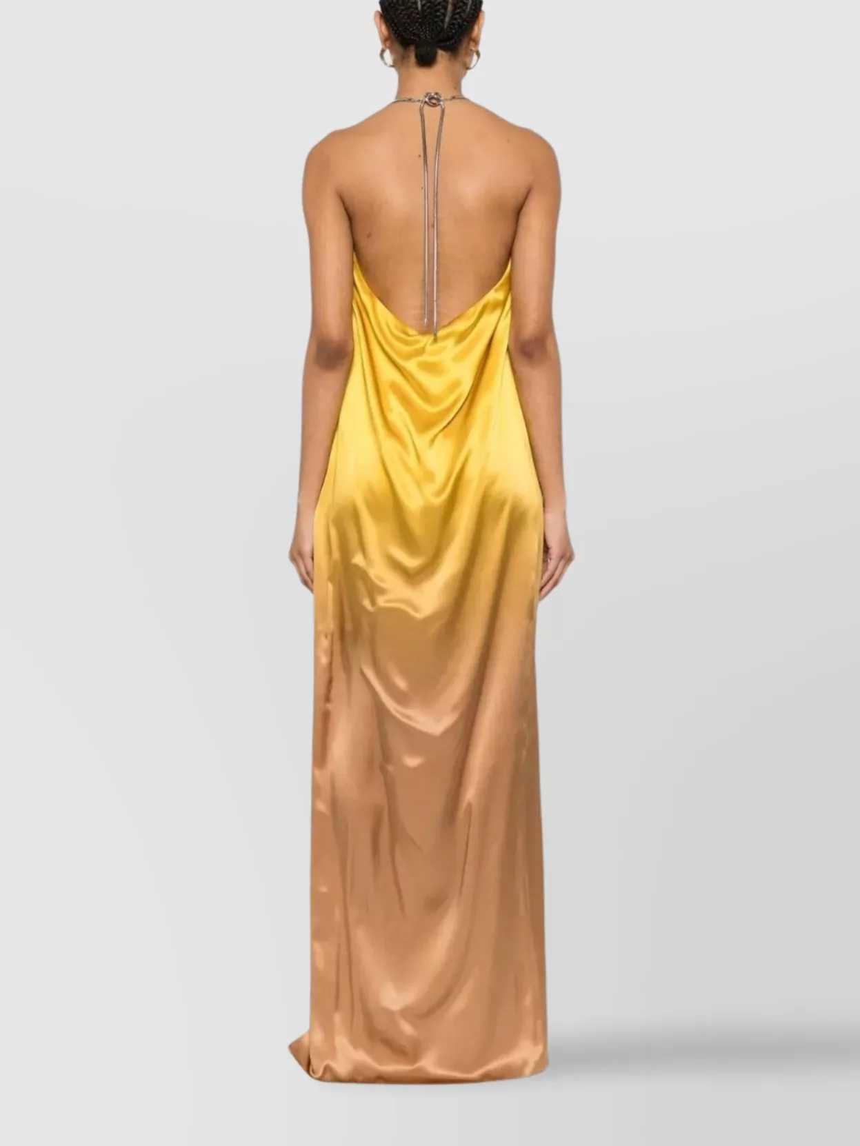 Max Mara Halter Neckline Backless Dress