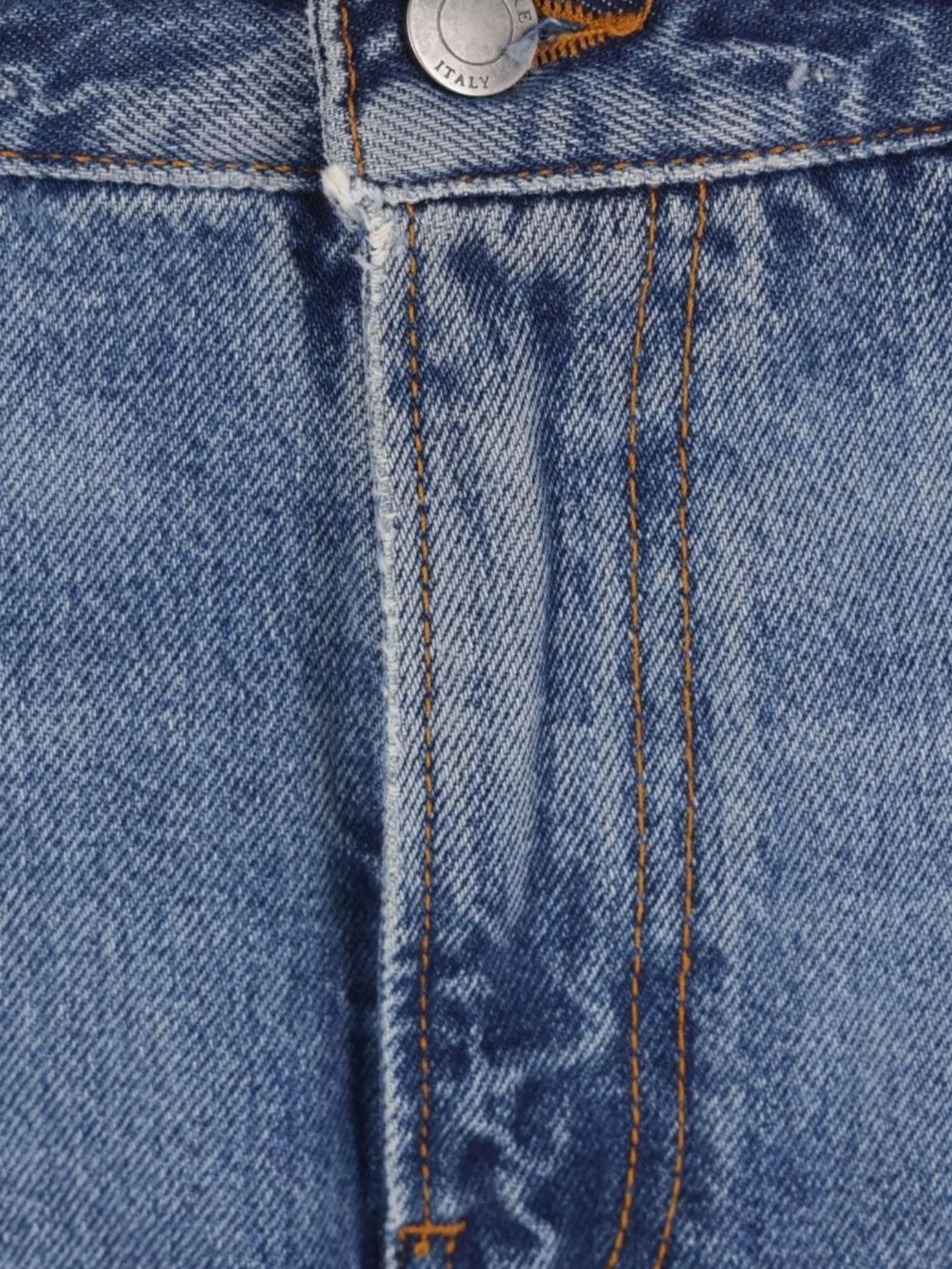 Haikure Faded Wash Five-Pocket Denim Trousers