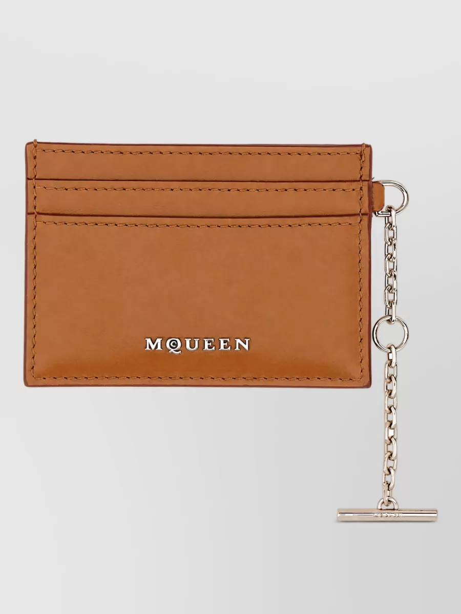 Alexander Mcqueen Leather Card Holder