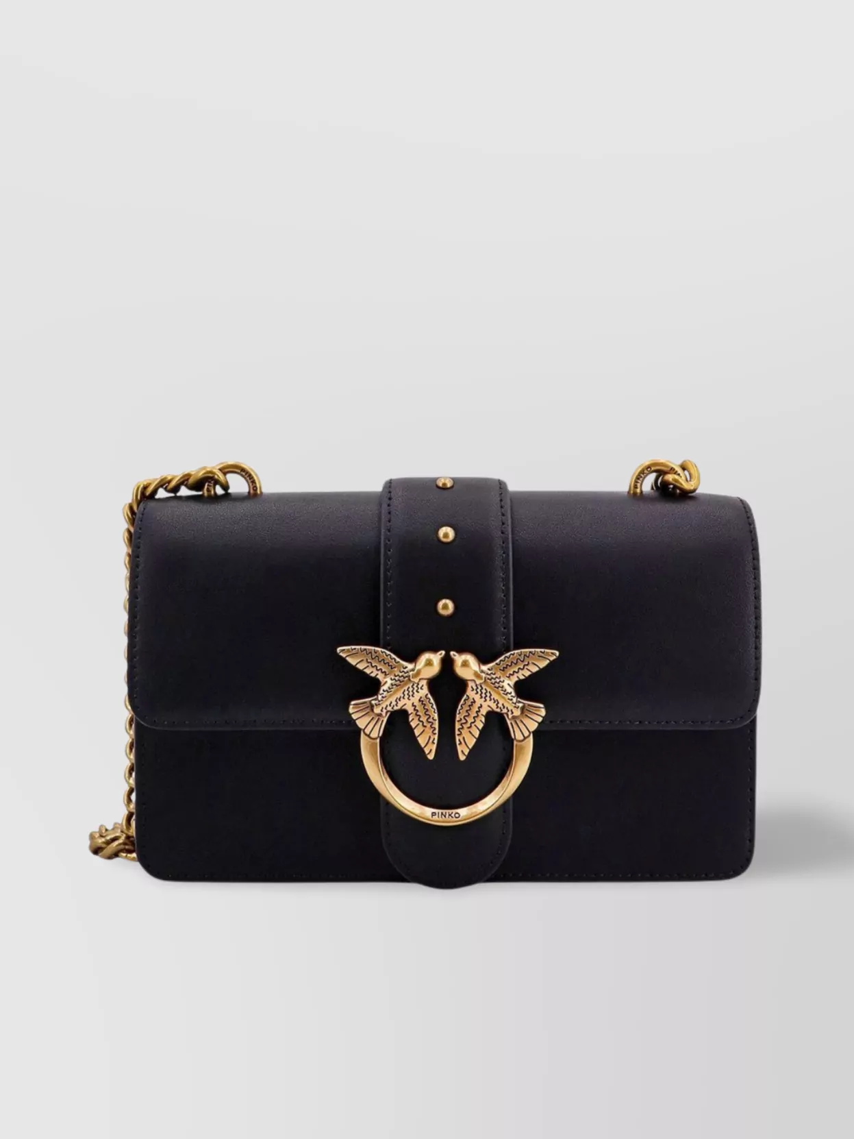 Pinko love bag one mini leather shoulder bag