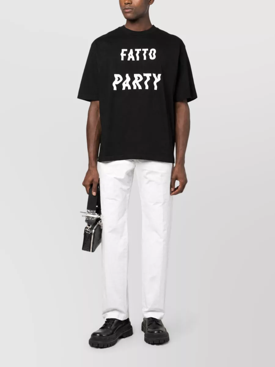 Dsquared2 Cotton Straight-Leg Trousers