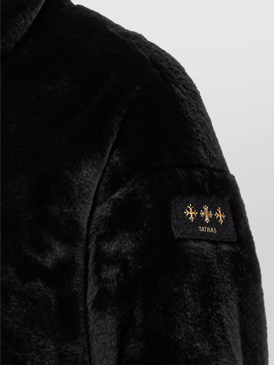 Tatras Faux Fur Oversized High Neck Coat