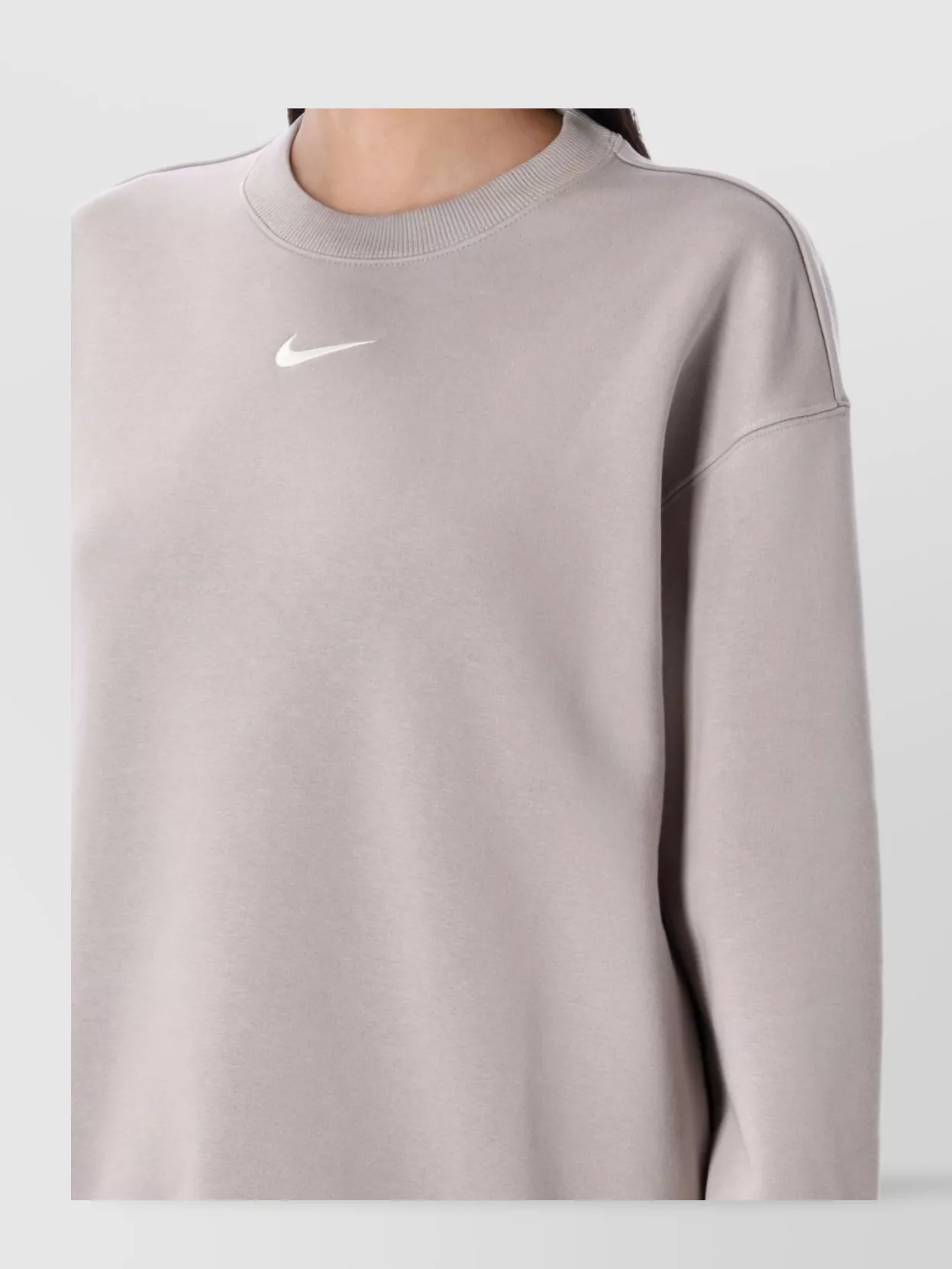 Nike Warm Oversized Crewneck Fleece Top