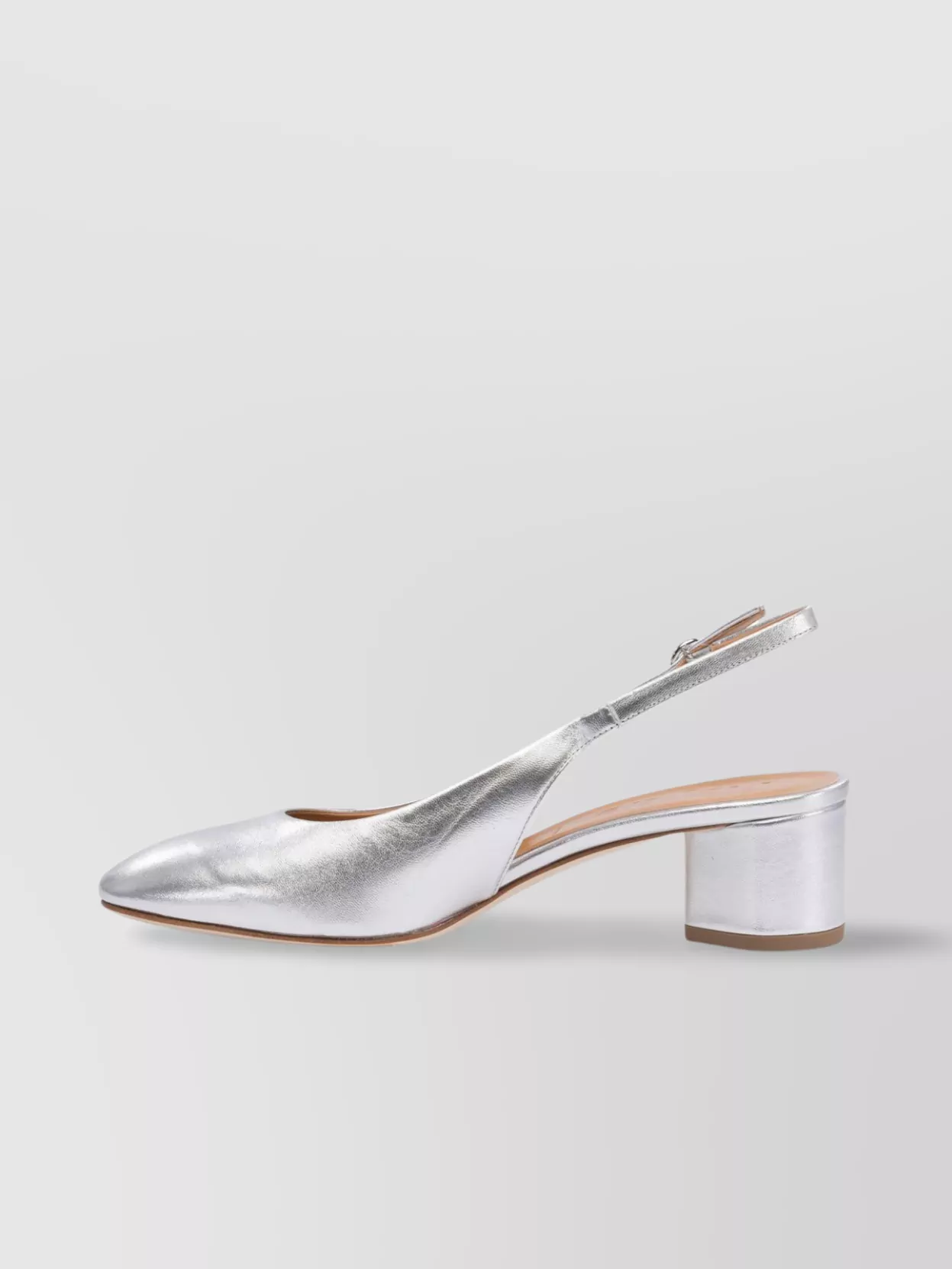Aeyde Heeled Pumps With Metallic Slingback Design