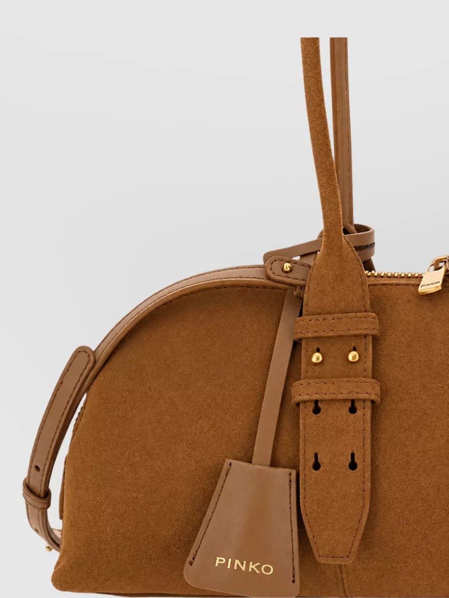 Pinko Love Bag Leather Clutch Bag