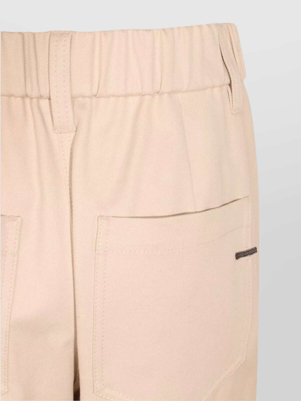 Brunello Cucinelli Relaxed Fit Trousers Elastic Waistband