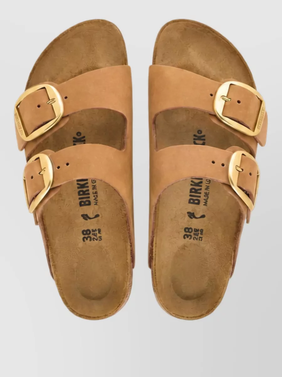 Birkenstock Leather Flat Sandals