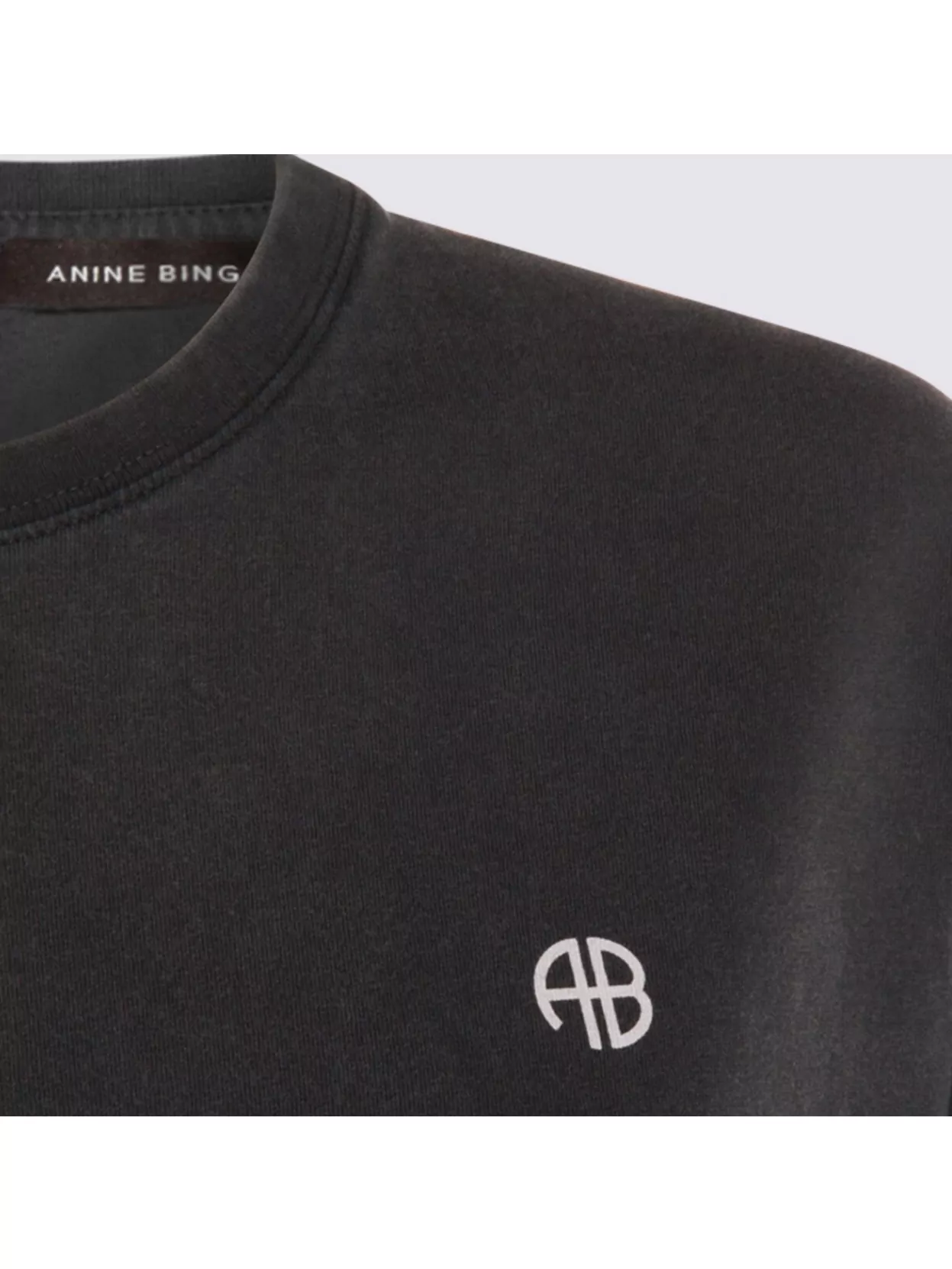 Anine Bing Crew Neck Graphic Print Short Sleeves