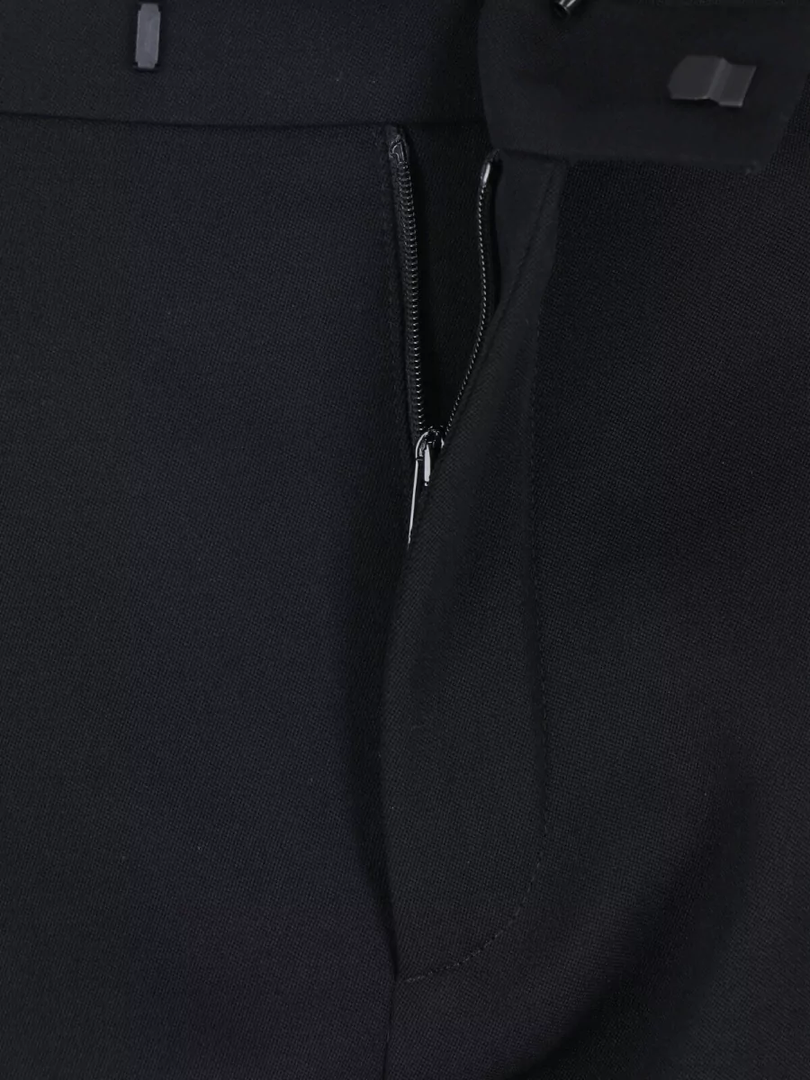Saint Laurent Wool Straight Bermuda Shorts