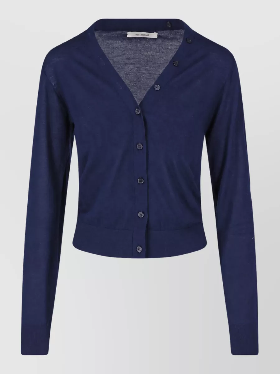 Gimaguas merino wool crewneck cardigan
