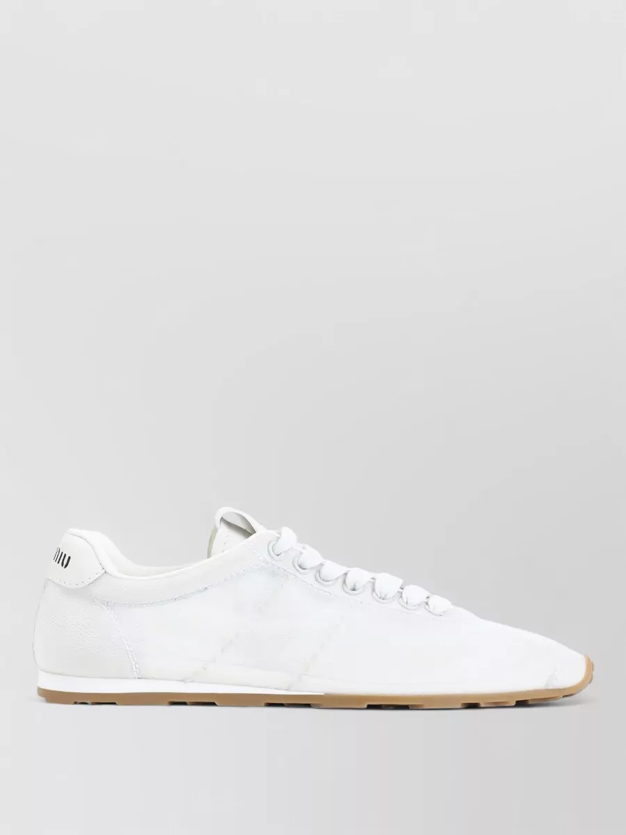 Miu Miu Mesh Lace-Up Sneakers