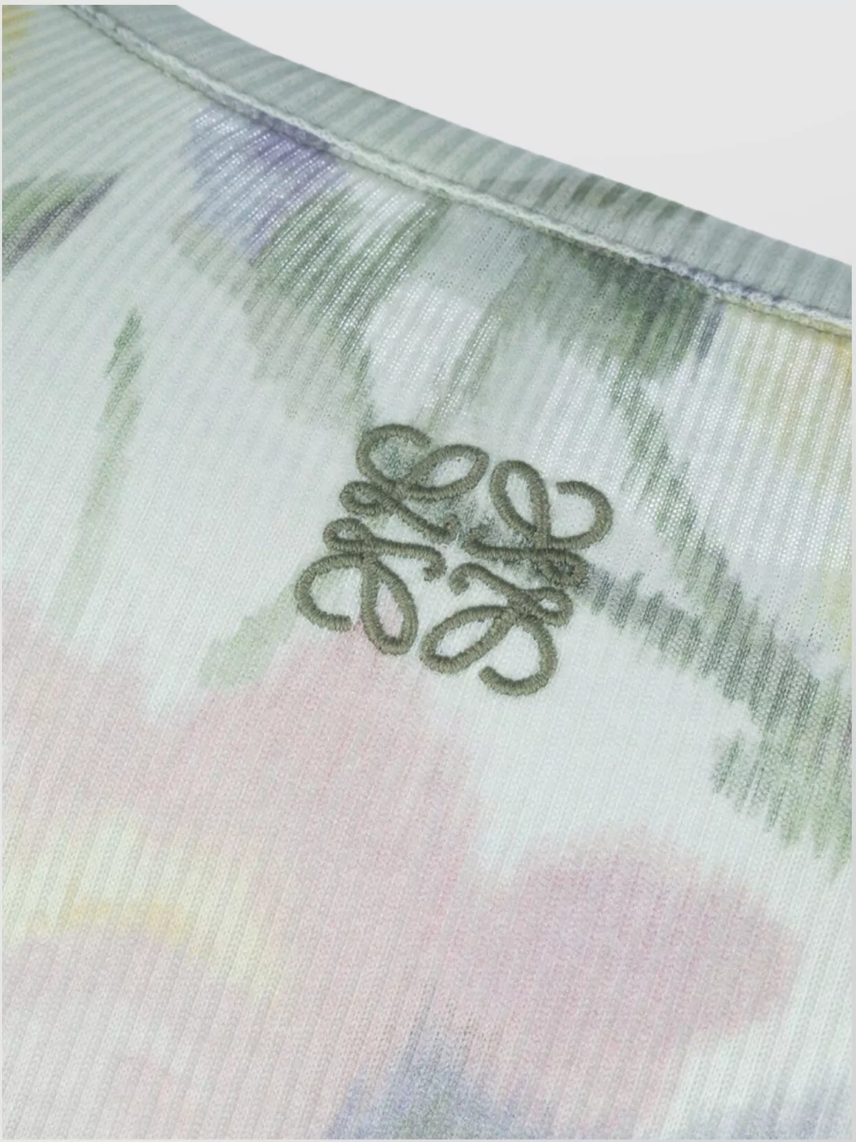 Loewe Crew Neckline Floral Pattern Maxi Dress