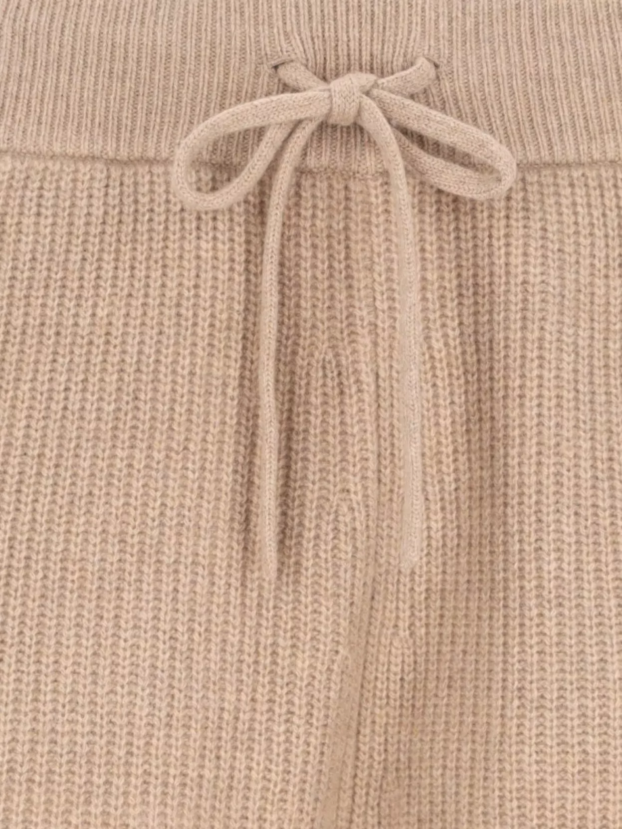 Polo Ralph Lauren Ribbed Texture Straight Trousers With Elastic Waistband In Yellow