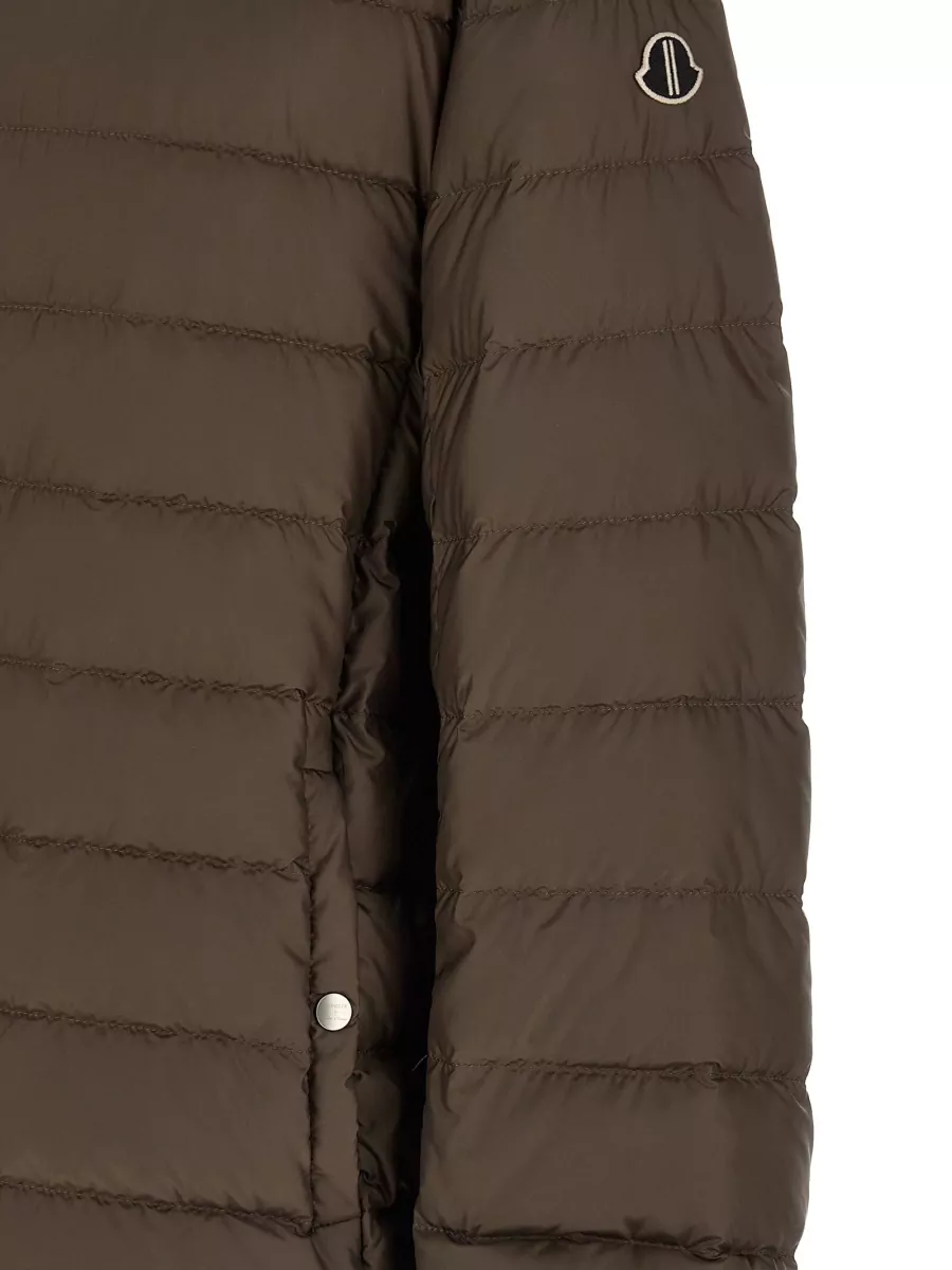 Rick Owens Down Quilted High-Neck Puffer Jacket