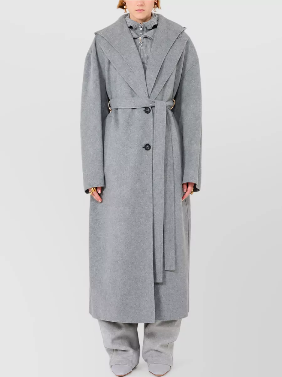Sportmax Wool Oversized Belted Coat