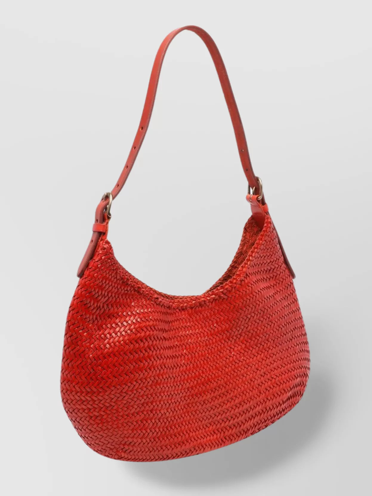 Dragon Diffusion Woven Texture Shoulder Bag