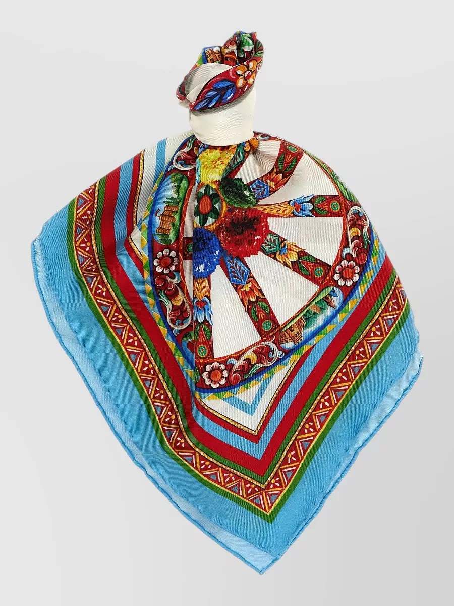 Dolce&Gabbana Silk Printed Scarf