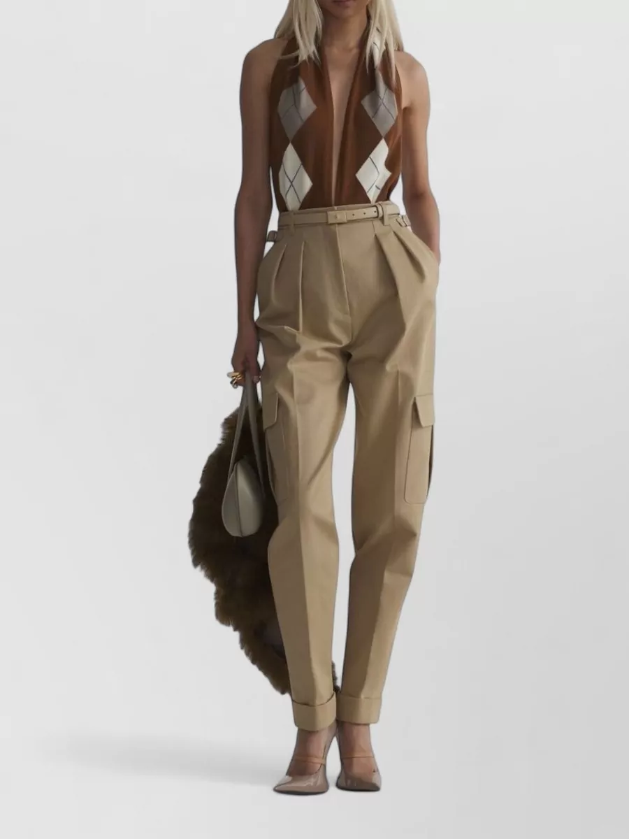 Mugler tapered trousers