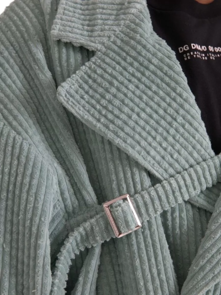 Dolce&Gabbana Corduroy Oversized Double-Breasted Coat