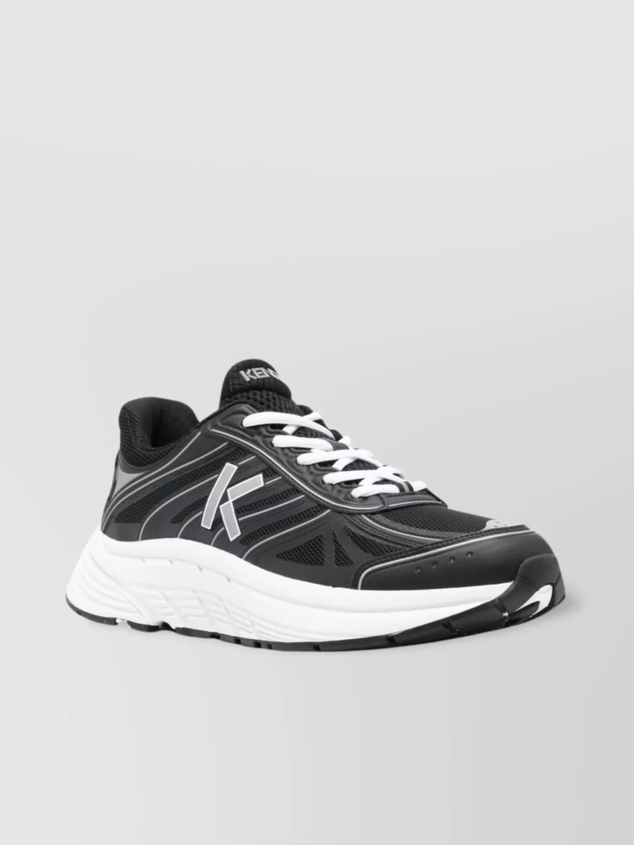 Kenzo Low Top Sneakers With Chunky Rubber Sole