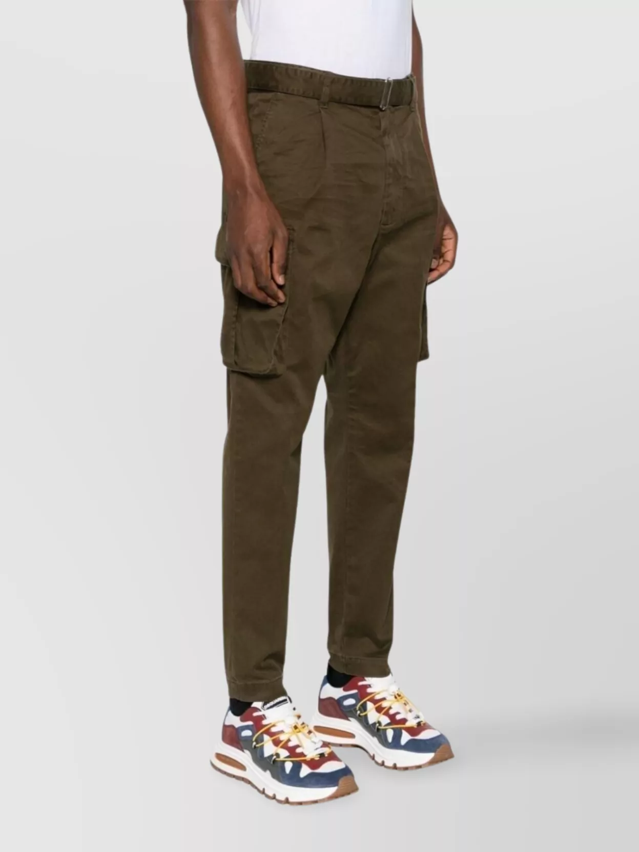 Dsquared2 Trousers With Tapered Leg And Cargo Pockets