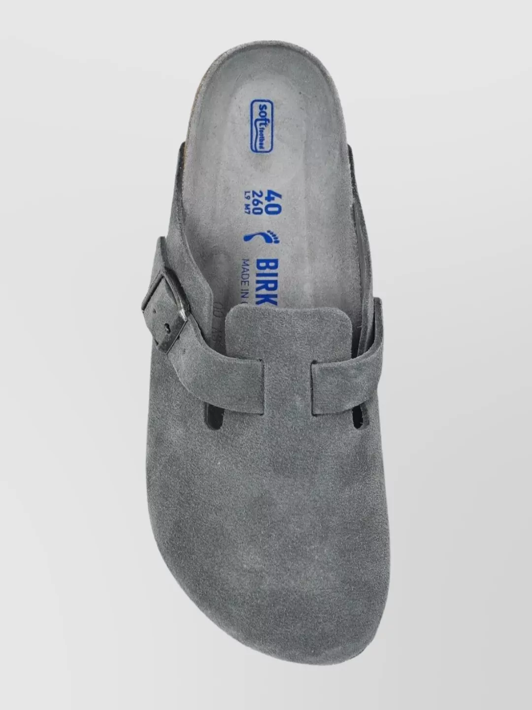 Birkenstock Suede Leather Open Back Slippers